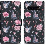 Ohišje, združljiv s Samsungom - Design Crane & Flowers št. 9 - Zaščitni pokrov z magnetnim zapiranjem, funkcijo stojala in režo za kartico, (20553437) | Shoptok.si