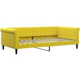 vidaXL Dnevni krevet žuti 100 x 200 cm baršunasti | shoptok.hr