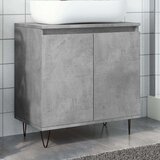 vidaXL Kopalniška omarica betonsko siva 58x33x60 cm inženirski les | Shoptok.si