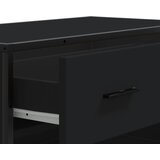 Ormarić za cipele crni 75x38x97,5 cm Konstruirano drvo i metal | Eponuda.com