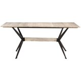  Blagovaonski stol 180 x 90 x 76 cm od masivnog drva manga | Eponuda.com
