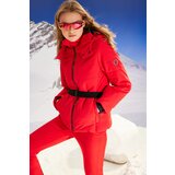 Trendyol Red Winter Essentials/Ski Collection Hooded Waterproof Puffer Jacket Cene