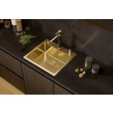 Alveus enojno pomivalno korito Monarch Pure 70 - zlata (1141619) | Shoptok.si