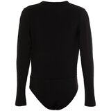 Trendyol Black Double Breasted Collar Knitted Body | ePonuda.com