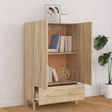  Visoka omarica sonoma hrast 70x31x115 cm inženirski les, (20654562) | Shoptok.si