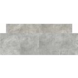  Okvir kreveta s uzglavljem i podnožjem boja betona 120x200 cm | shoptok.hr