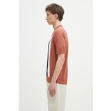 Fred Perry Pamučna polo majica boja: narančasta, s uzorkom, K9728.Y91 | shoptok.hr