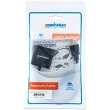 Manhattan HDMI / Utičnica / VGA Adapter [1x Muški konektor HDMI - 1x Ženski konektor VGA, Priključna doza za 3,5 mm banana utikač] Crna Ma | Eponuda.ba