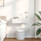 vidaXL Zidna polica s ladicama bijela 60x26,5x15 cm izrađeno drvo | shoptok.hr