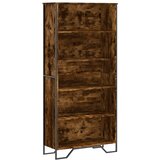 Ormarić za knjige boja dimljenog hrasta 80x31x169 cm drveni | Eponuda.ba