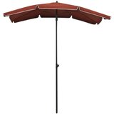  Vrtni suncobran sa šipkom 200 x 130 cm boja cigle | shoptok.hr