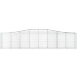  Obokane gabion košare 25 kosov 400x50x80/100 cm cinkano železo, (20757824) | Shoptok.si