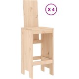  5-dijelni vrtni barski set od masivne borovine | Eponuda.com