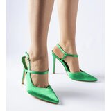 Gemre Green slingback stilettos Aquilone | ePonuda.com