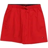 Tommy Hilfiger Kopalne hlače 'Essential' mornarska / rdeča / bela