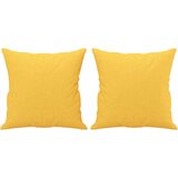 Jastuci 2 kom svjetložuti 40 x 40 cm od tkanine | shoptok.hr