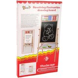 Lean_Toys Lesena magnetna tabla s kredo 2v1 | Shoptok.si