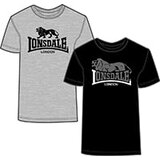 Lonsdale Men's t-shirt regular fit double pack | Shoptok.si