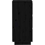  Komode 2 kom crne 32 x 34 x 75 cm od masivne borovine | Eponuda.com