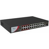 Hilook stikalo 100M 24-port PoE rack + SFP 1xGiga uplink NS-0326P-230(B) | Shoptok.si