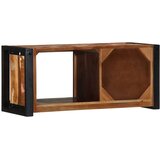 TV TV omarica, les, črna/rjava, 80x30x35 cm | Shoptok.si