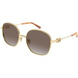Valentino VG0028S 002 ONE SIZE (57) Zlata/Rjava | Shoptok.si