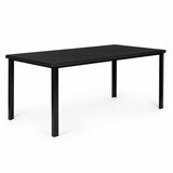 Multi Garden veliki vrtni stol za 8 osoba 180×90 cm za terasu i vrt – crni | shoptok.hr