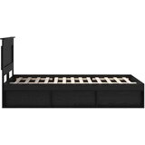  Okvir za krevet Crna 120 x 190 cm Čvrsto borovo drvo | shoptok.hr