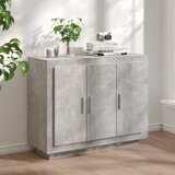 vidaXL komoda siva boja betona 92x35x75 cm od konstruiranog drva Cijene