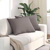 vidaXL jastučići za sofu 2 pcs sivo-smeđa 70 x 50 cm tkanina | shoptok.hr