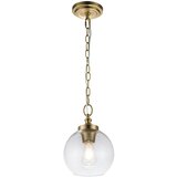 Elstead Lighting Elstead Feiss Tabby Viseča stropna svetilka v obliki kupole iz polirane medenine, (22098612) | Shoptok.si