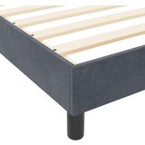  Postelja Temno Siva 120x190 cm Žamet, (22049929) | Shoptok.si