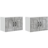 vidaXL Kuhinjski element Kalmar 2 pcs Betonsko siva 60 x 31 x 40 cm, (5000131912) Cene
