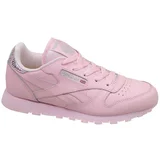 Reebok Nizke superge Classic Leather Metallic Rožnata