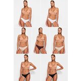 Trendyol 7-Pack Multi Color Cotton Brazilian Knitted Briefs | shoptok.hr