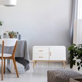 MID.YOU Široka Komoda Tarolo, Bela | Shoptok.si