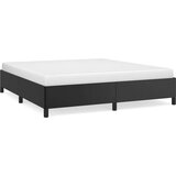  Posteljni okvir črn 160x200 cm umetno usnje, (20727123) | Shoptok.si