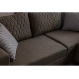 Atelier Del Sofa Ugaona sofa na razvlačenje, Loft, 230 x 285 cm, Smeđa | Eponuda.ba
