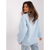 My Red Lips Sweatshirt-EM-BL-617-14.09-light blue | Shoptok.si