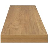  Polica na zidu 4 pcs Smeđa 120 x 23,5 x 4 cm Konstruirano drvo | Eponuda.ba