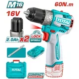 16v,2x2.0ah baterije,kofer,BL, 60NM,13mm futer