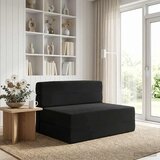 SOFA na razvlačenje Crna 70 x 72 x 60 cm Tkanina | shoptok.hr