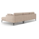 Micadoni Svjetlo smeđa kutna garnitura (s desnim kutom/s ležaljkom) Bemy – | shoptok.hr