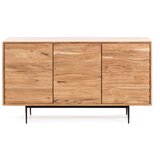 Kave Home svijetlosmeđa komoda od bagremovog drveta Delsie, 147 x 81 cm | shoptok.hr