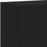 vidaXL Zidni TV ormarić s LED svjetlima crni 60 x 35 x 41 cm | shoptok.hr