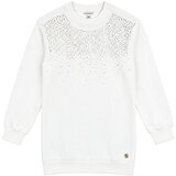 Guess BRUSHED FLEECE LS DRESS Bijela | shoptok.hr