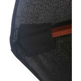  Vrtni suncobran s drvenom šipkom 350 cm crni | Eponuda.com