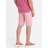 Ombre Men's chinos shorts with contrasting turn-up | Eponuda.ba
