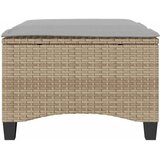  Vrtni tabure s jastucima 2 kom bež 55x55x36 cm poliratan | shoptok.hr