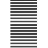 vidaXL Zavjesa zebra crna 125x230 cm širina tkanine 120,9 cm poliester Cijene